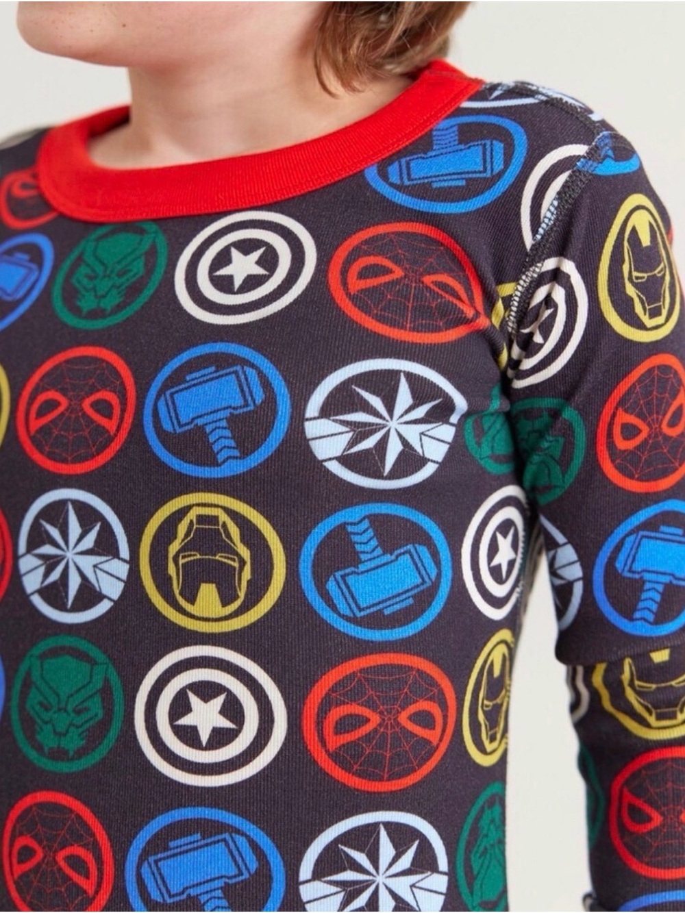Hanna Andersson Marvel Long-Sleeve PJ set